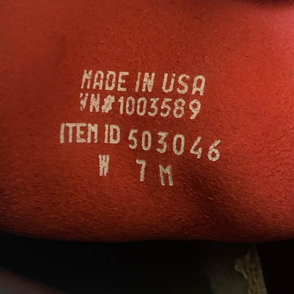 L.L. Bean Bean Hunting Boots Women's 7 Red Black Leather Comfort Lace-Up 503046 - Picture 5 of 5